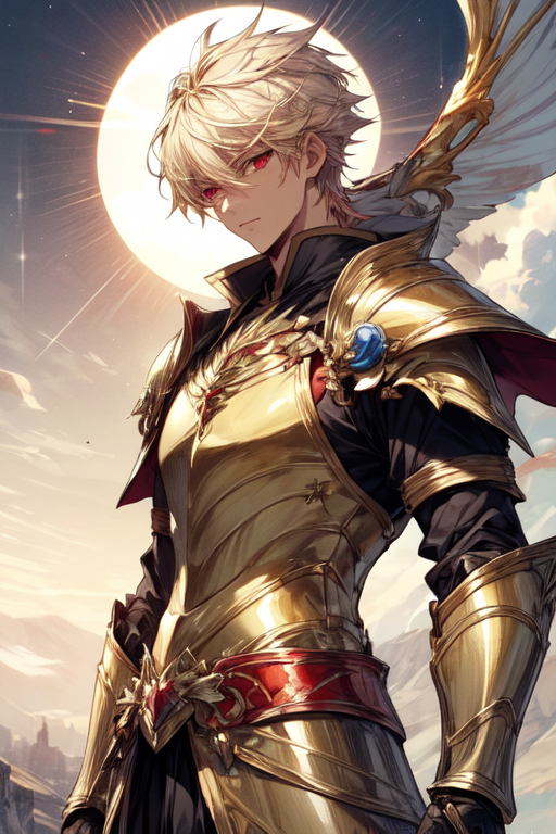 AI Art: Apostle of the Sun by @Macaroon | PixAI