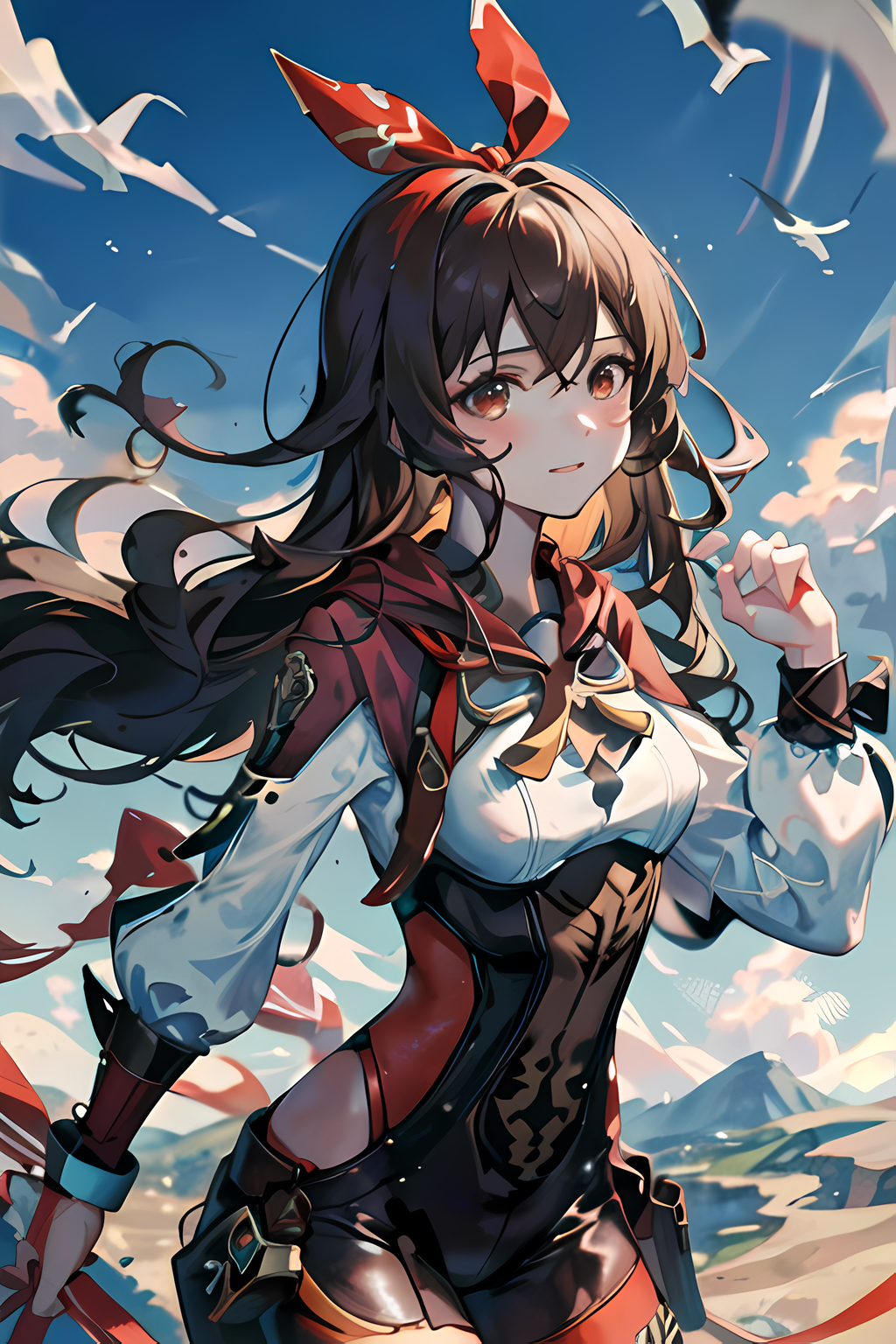 AI Art: Amber, the skilled Outrider and Pyro user in Genshin Impact by  @Carestation | PixAI