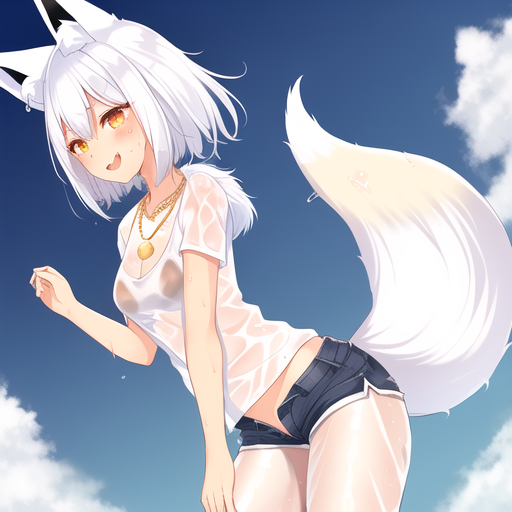 Fox Face Panties With Ears