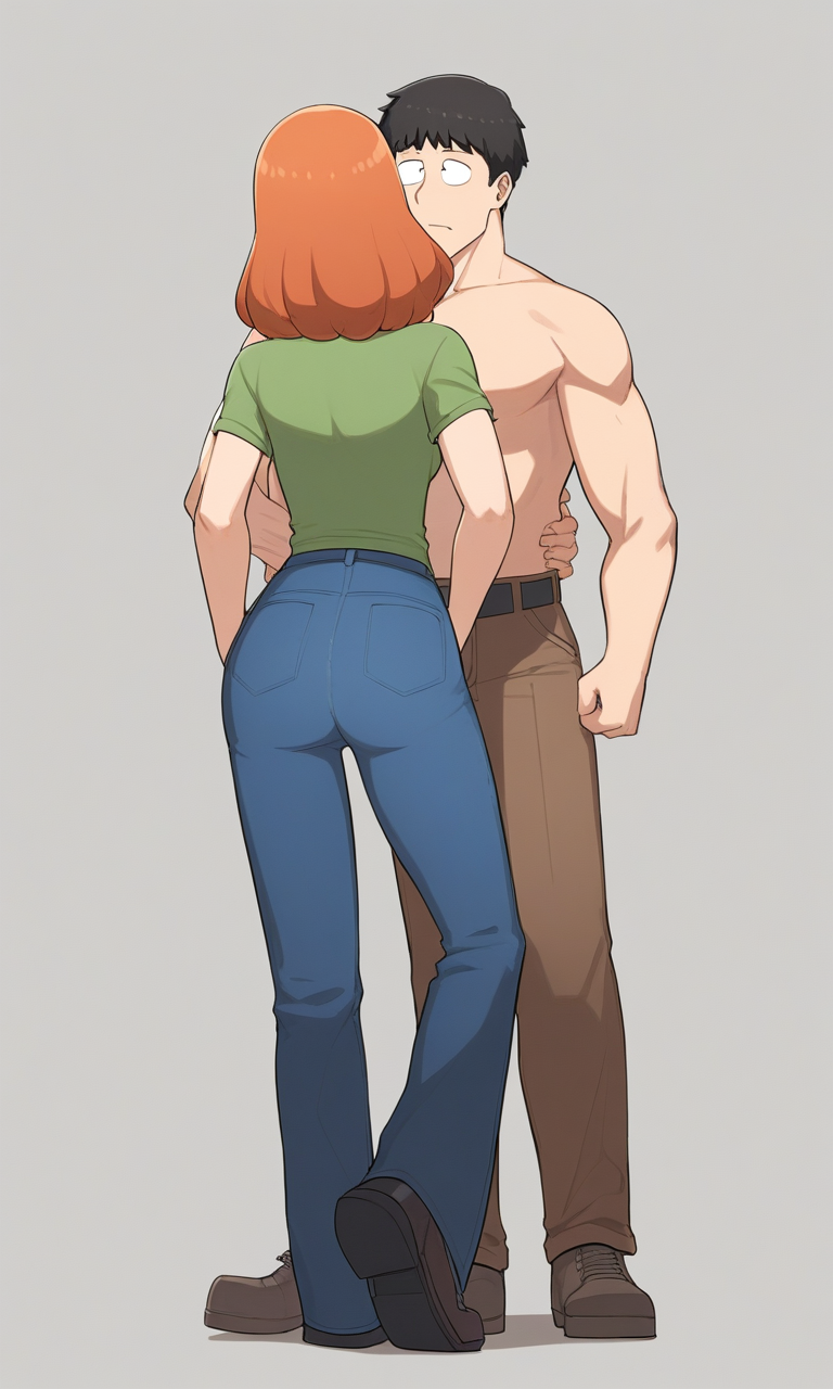 AI Art: 「Family Guy」 - Glenn QuagmireとLois Griffin by @賢い狐ダンサー様 | PixAI