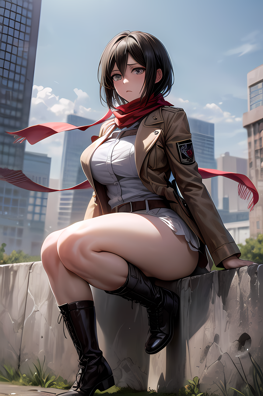 AI Art: #2 MIKASA ACKERMAN by @BRUU Ø | PixAI