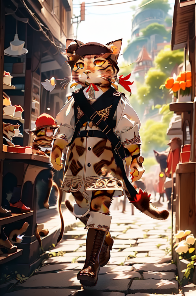 AI Art: Puss in boots 長靴をはいた猫② by @Maru. Maru. | PixAI
