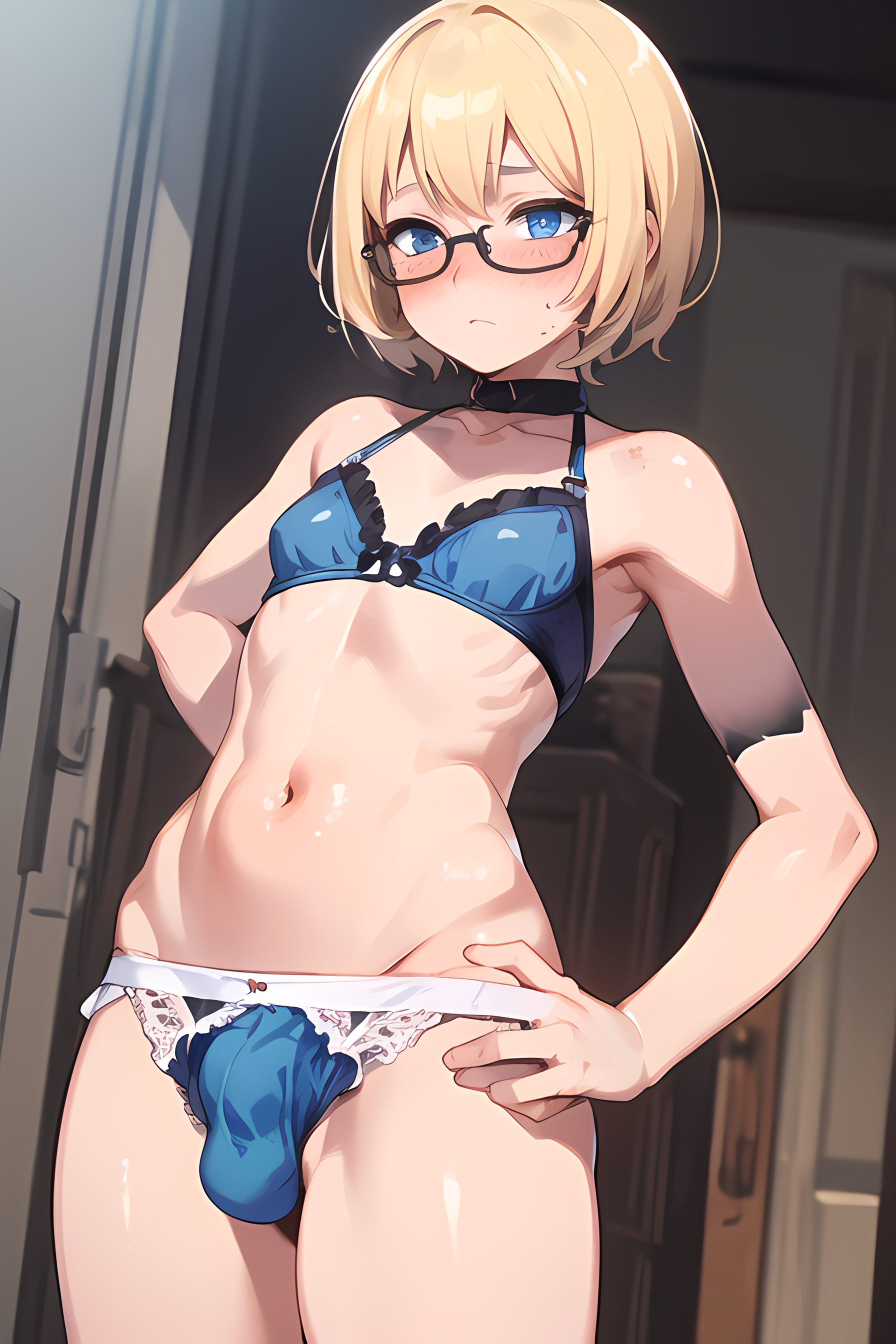 Arte AI: Femboy otokonoko por @dark matter | PixAI