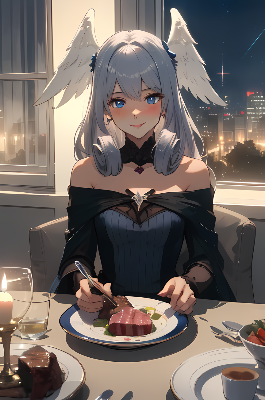 AI Art: Date with Melia by @Chozo | PixAI