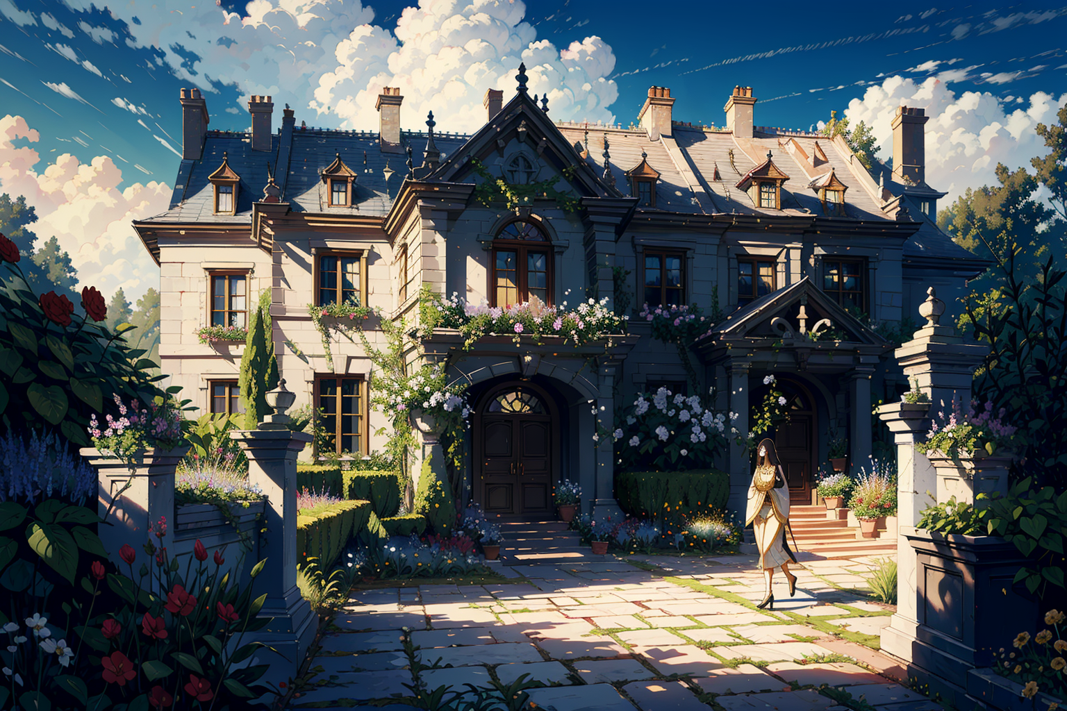 AI Art: Humble Mansion by @Linette