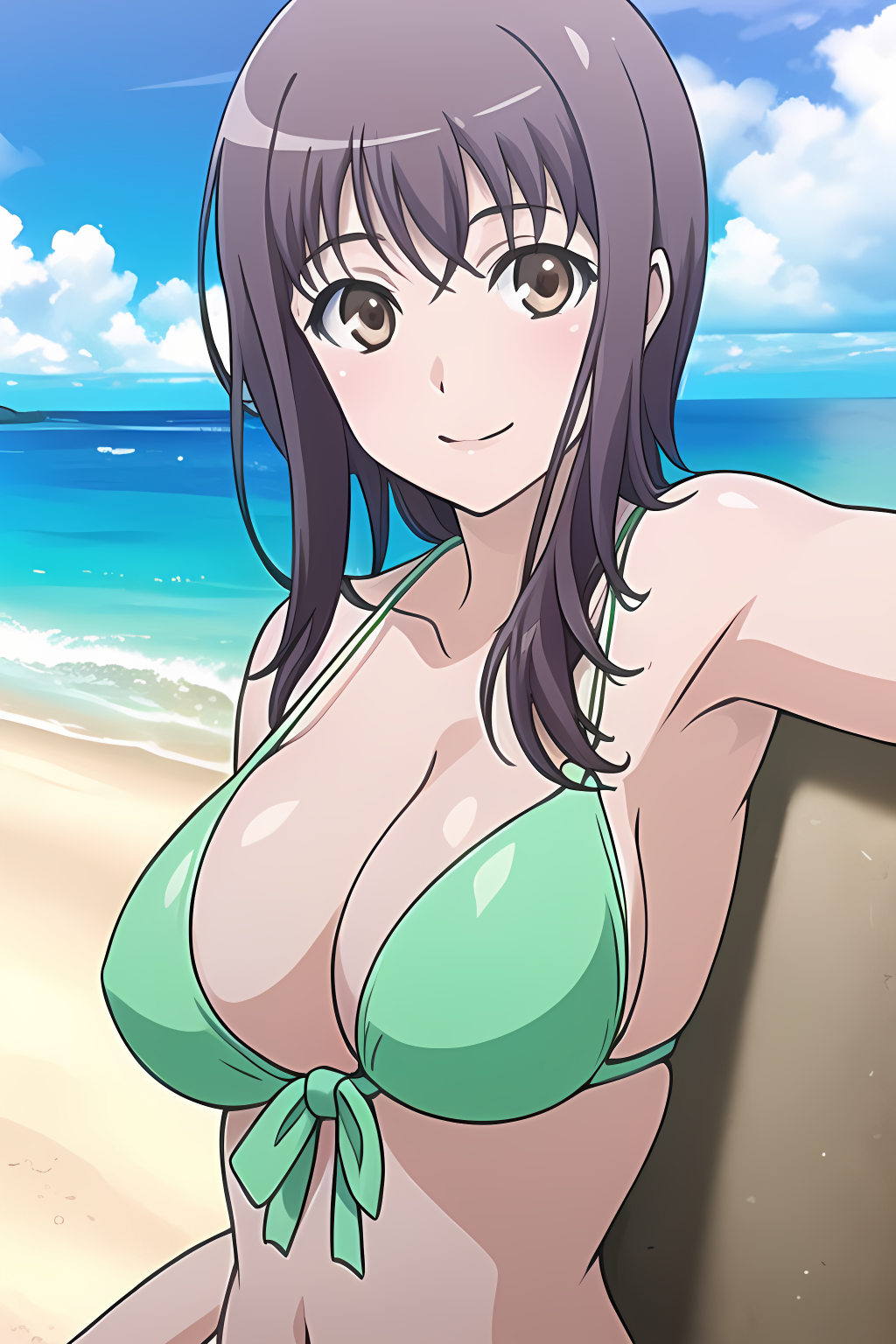 AI Art: Itsuwa swim suit 23 by @AI sakaki | PixAI