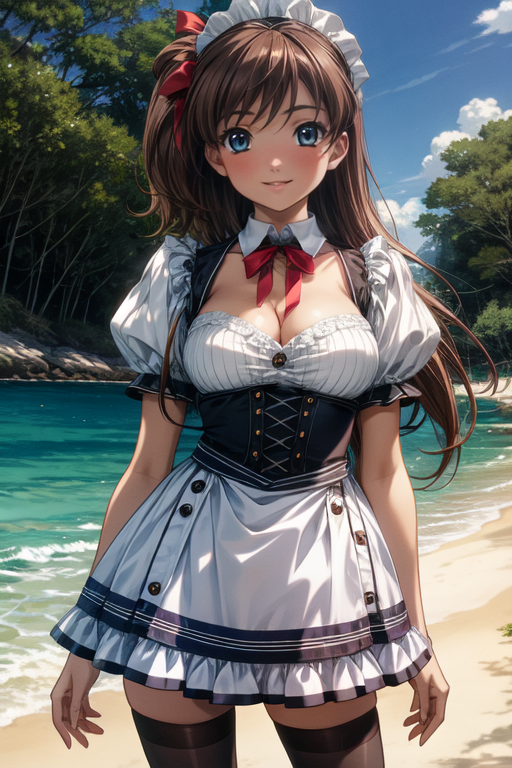 Ai Art Model Amamiya Momona Resort Boin Pixai