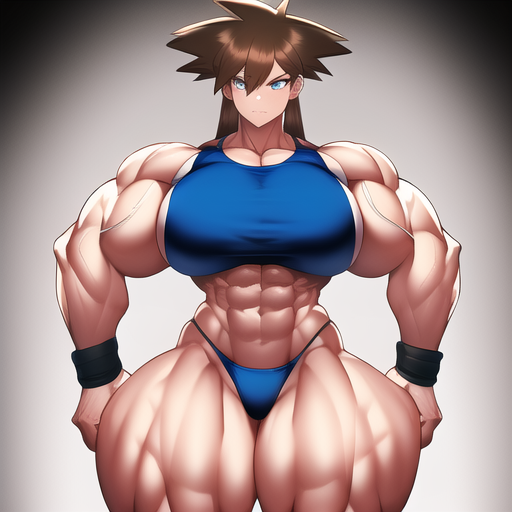 fbb, female bodybuilders, muscular women, anime and other art