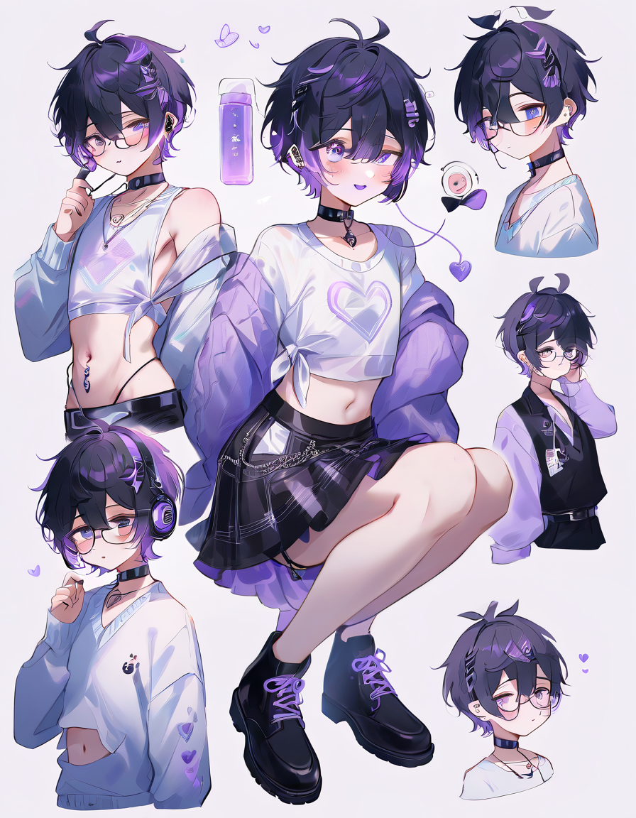 Arte AI: goth femboy por @ASIMORA | PixAI