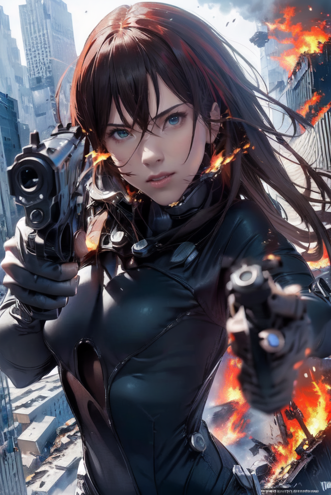 AIイラスト: gantz lora test 作者 @worsefinger | PixAI