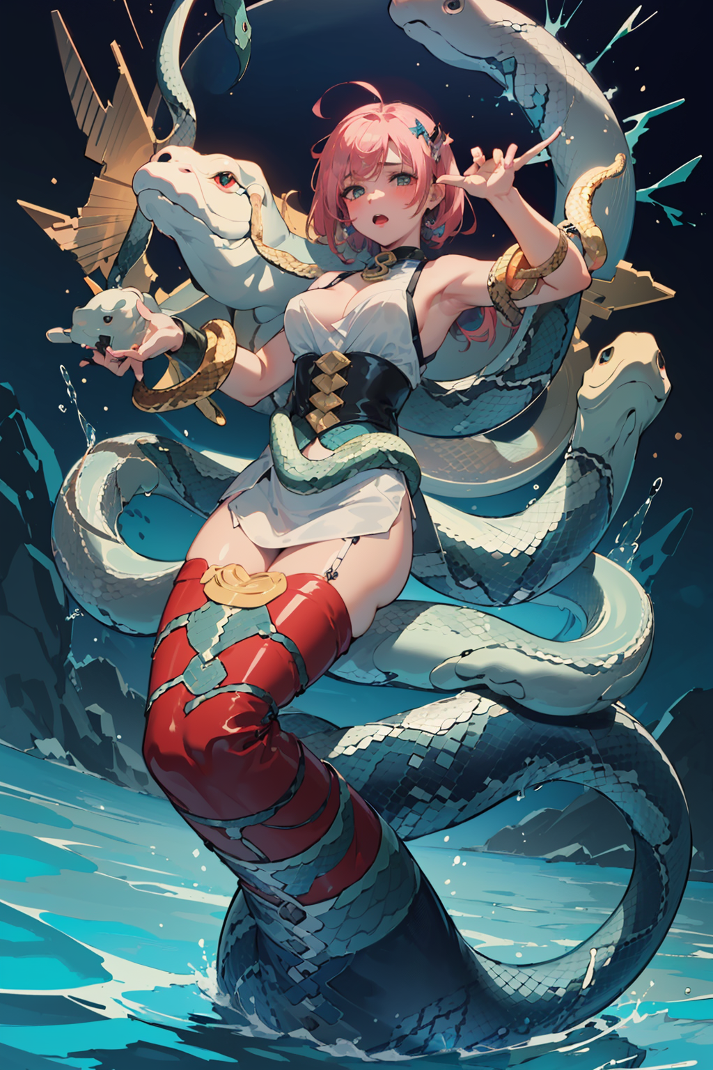 Arte AI: lamia por @大熊猫さん | PixAI