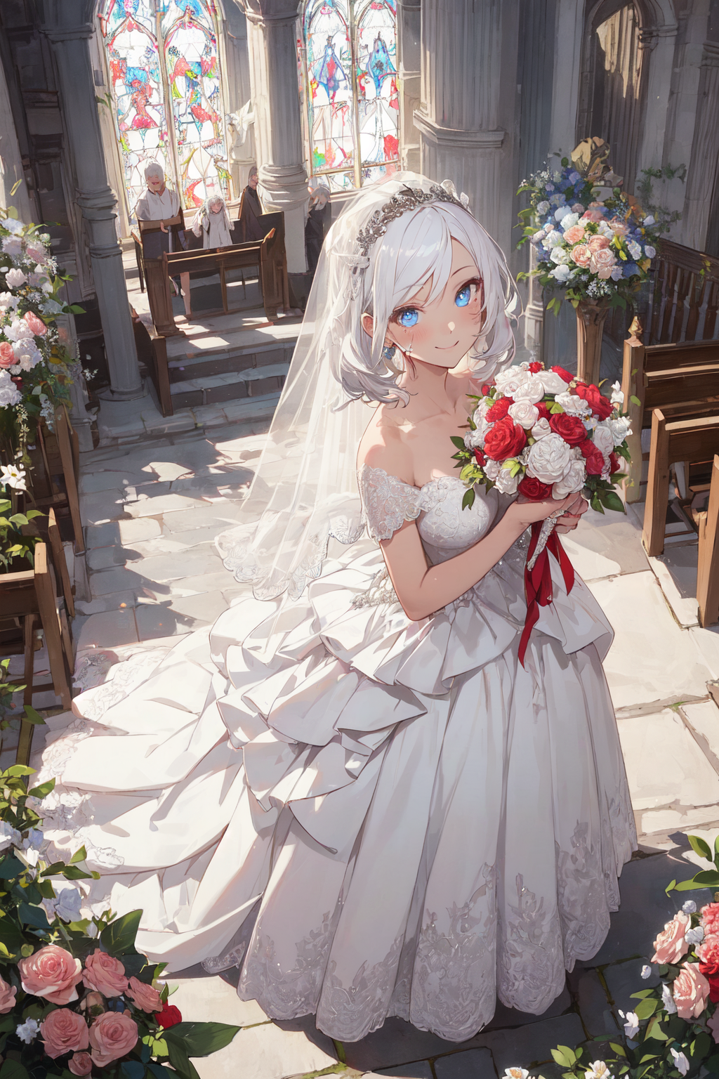 AI Art: ウェディング：Wedding by @Unknown | PixAI - Anime AI Art Generator for ...