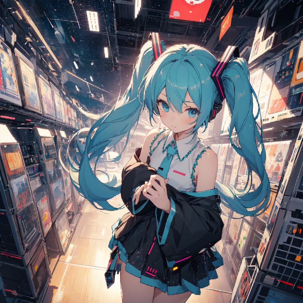 AI Art: Hatsune miku by @pastellover | PixAI