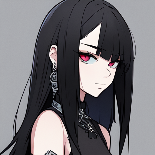 AI Art Model: Classic Goth Girl | PixAI