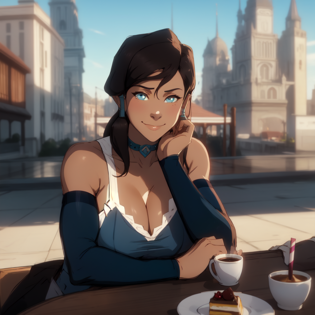 AI Art: Korra on a date with you 07 by @desp | PixAI