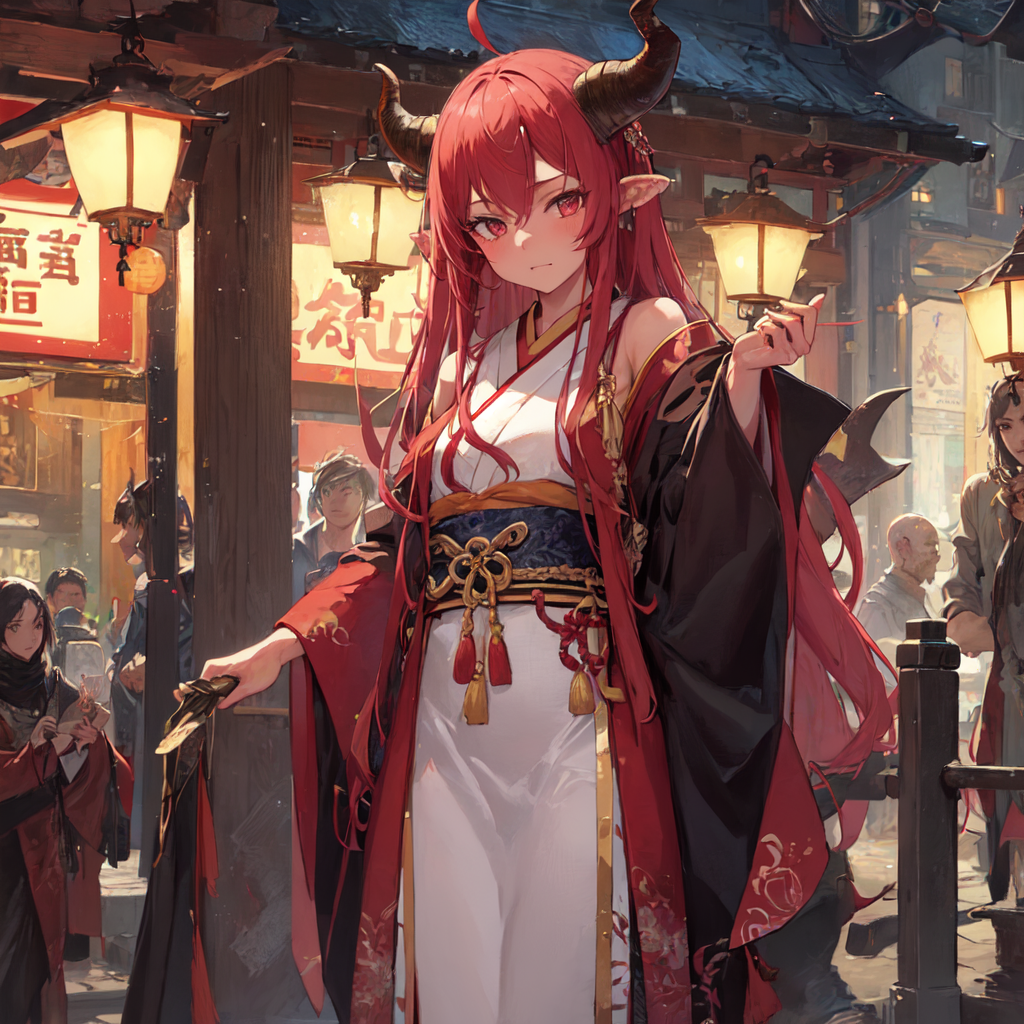 AI Art: China Red skin Ogre5 by @あかさたな | PixAI