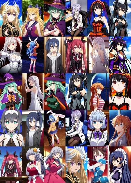 AI Art Model: Date a Live - Characterpack - SDXL | PixAI