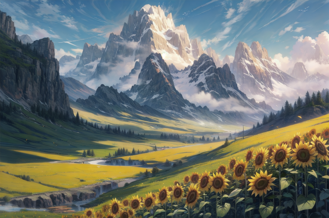 AI Art: Sun Valley by @Joe Dun | PixAI