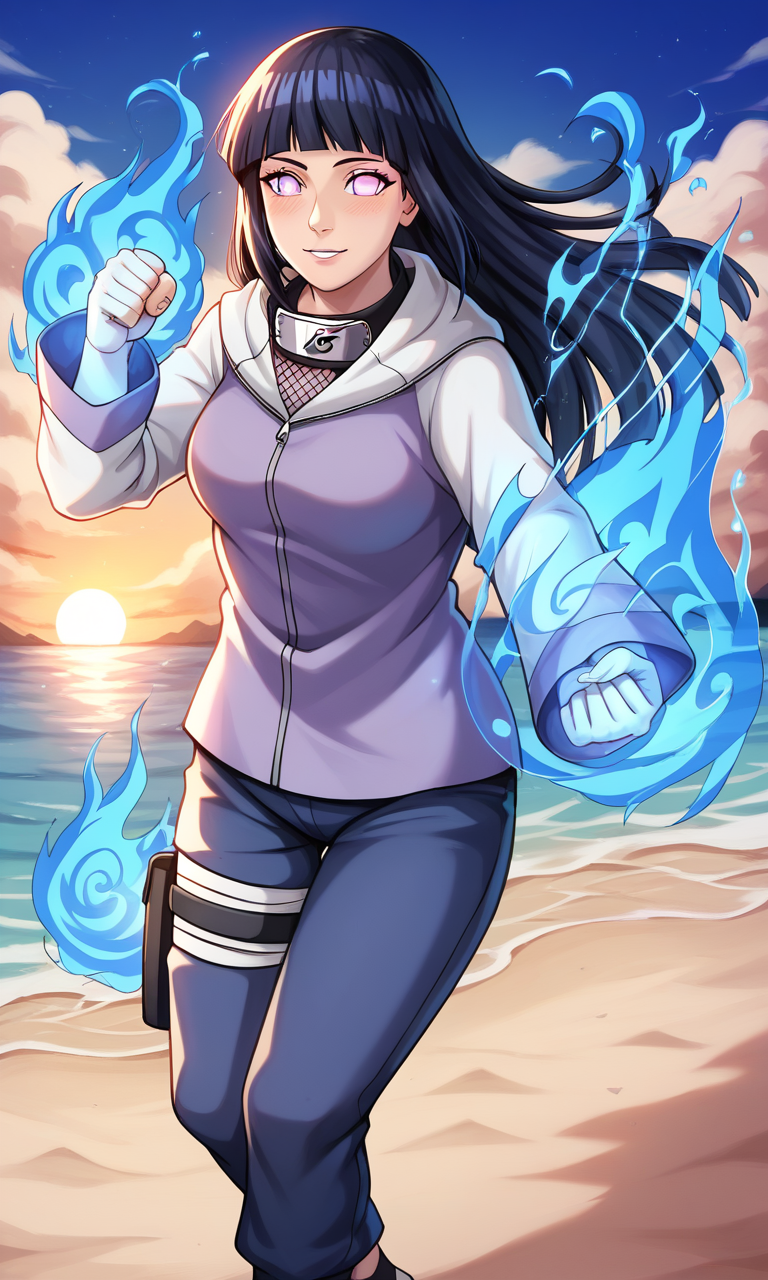 AI Art: Hinata Hyuga by @Karin Uzumaki | PixAI