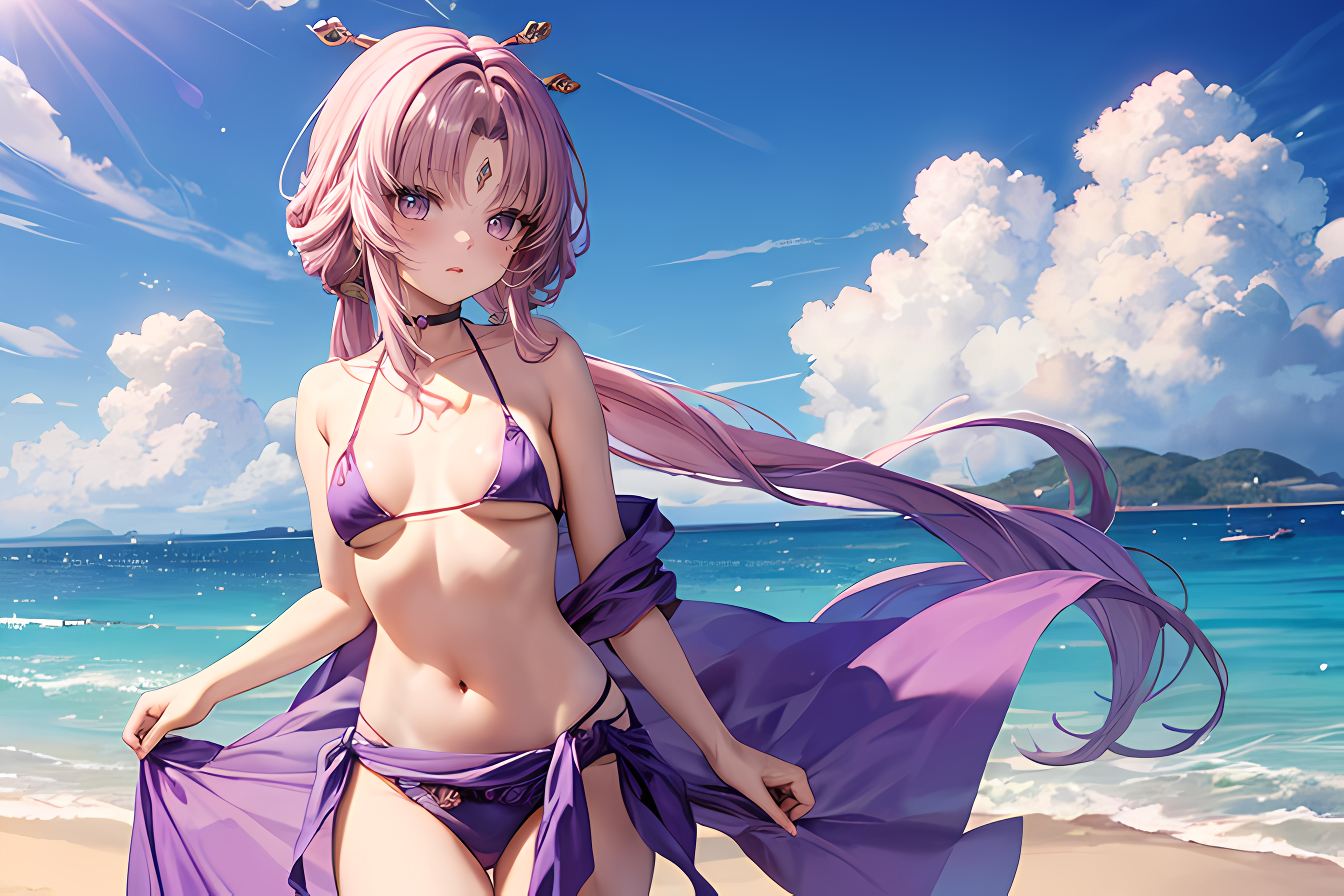 AI Art: Fu Xuan bikini by @suidisc | PixAI