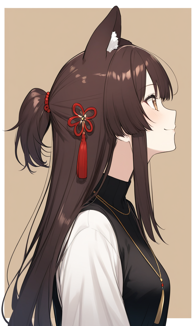 AI Art Inui Toko A Charming Dog Eared Virtual YouTuber by BrightHawkVoyagerJr. PixAI