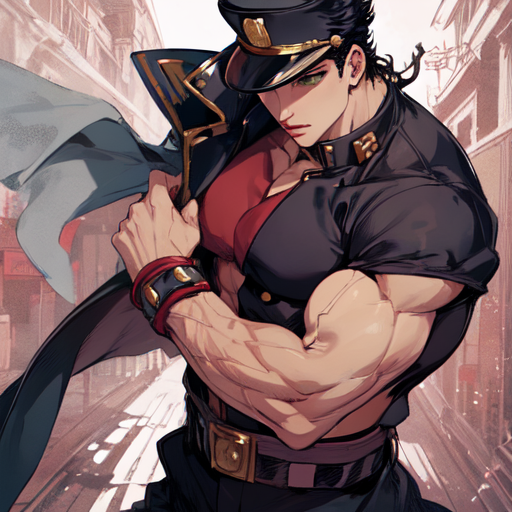 AI Art: Jotaro Kujo P5 by @JoJo Enjoyer