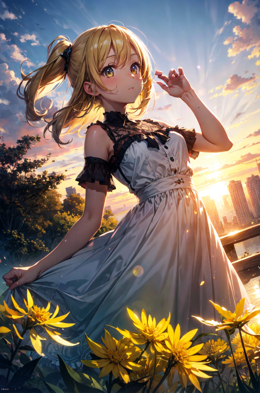 AI Art: 夕暮れ6 Before sunset Op.6 by @かわらないひと | PixAI