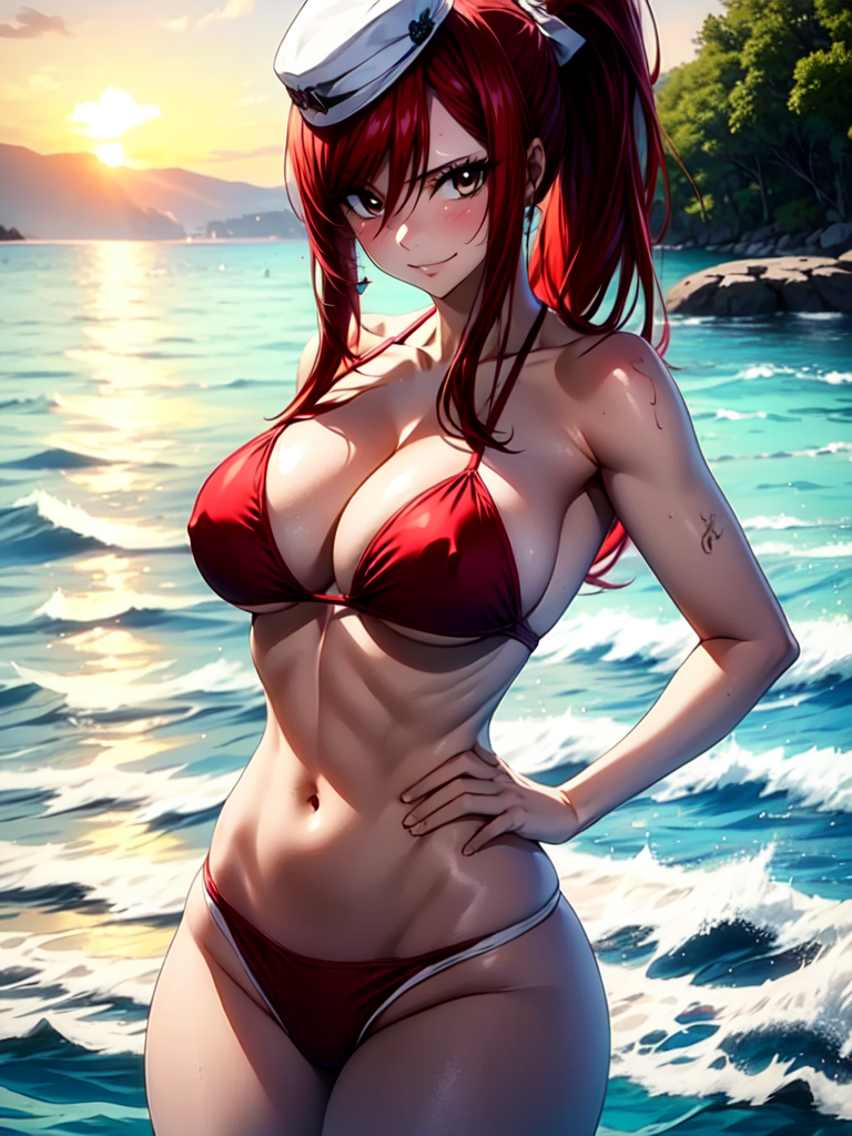 AI Art: Erza Scarlet by @Macholino | PixAI