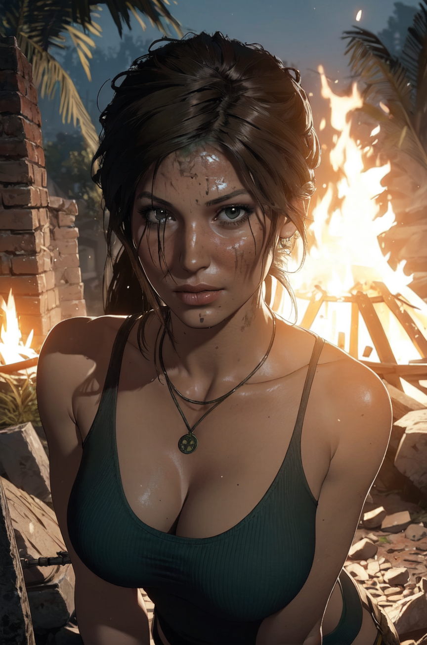 AI Art: Lara Croft by @Flee | PixAI