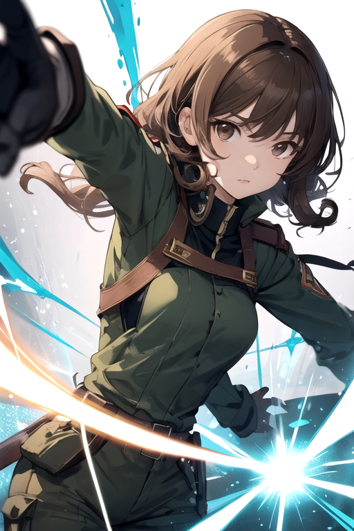 Military store anime girl