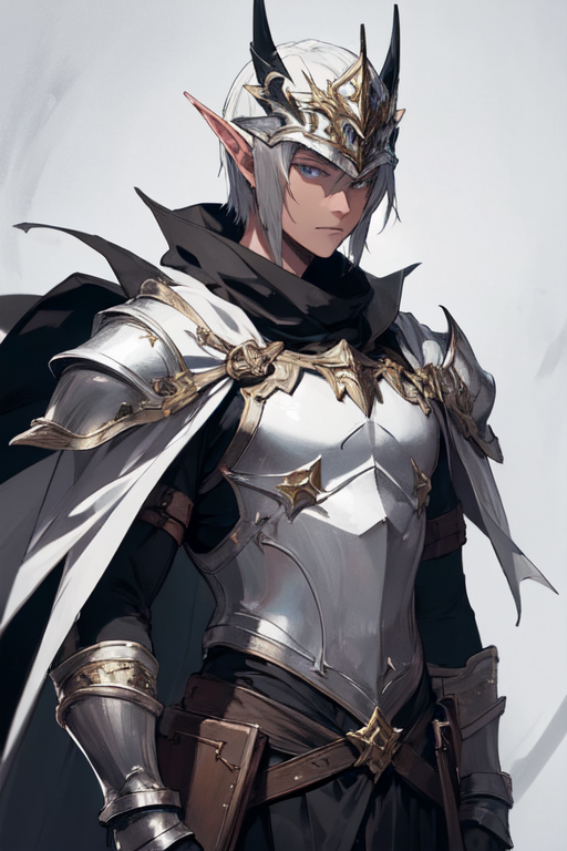 AI Art: elf knight by @gacob