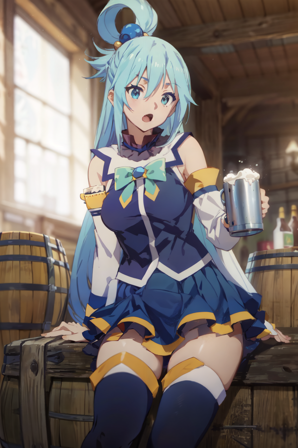 AI Art: Aqua (Konosuba) by @紳士 | PixAI