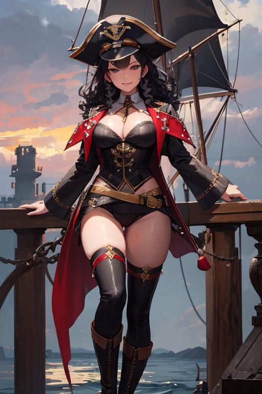 Captain Hook as a anime character : r/aiArt