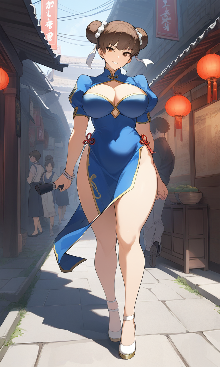 AI Art: Chun-Li from Street Fighter 6 by @楽しい狐様 | PixAI