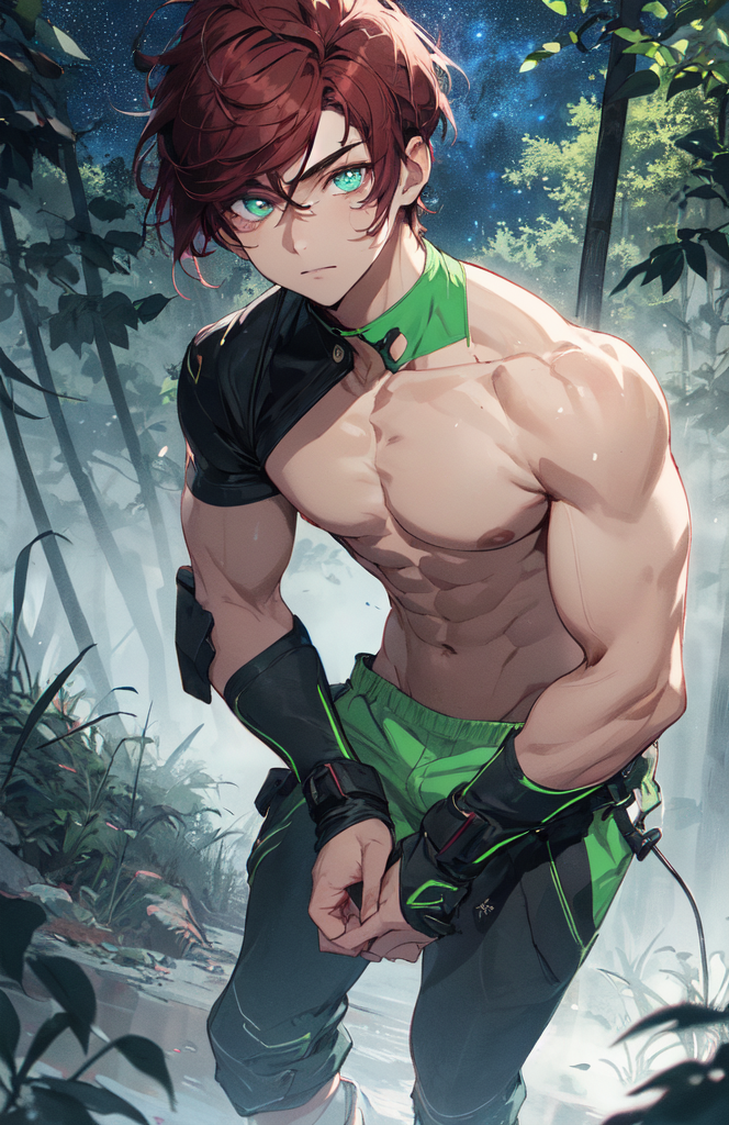 Anime boys tall hot muscles.