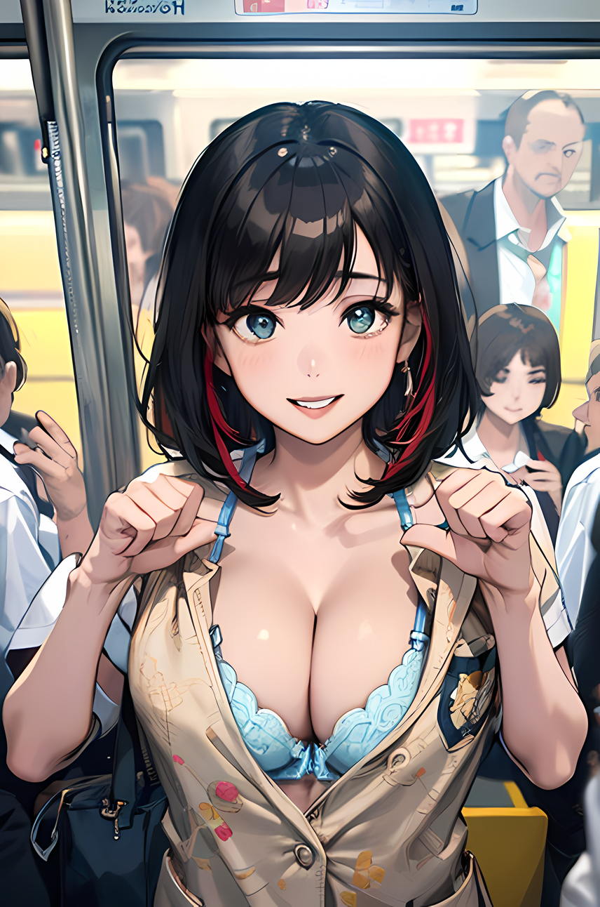 AI Art: 巨乳JK by @パピコ@AI art 練習中 | PixAI