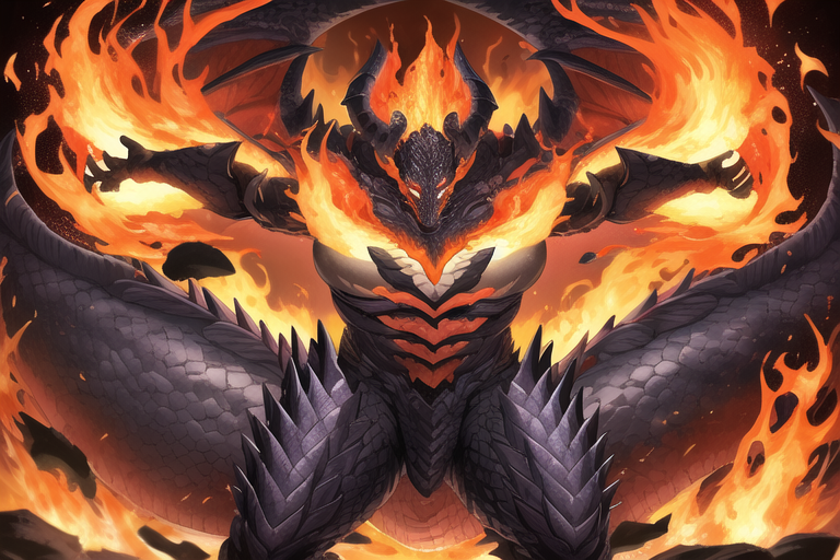 AI Art: Demon Dragon King Overlord by @Mapache Inc.