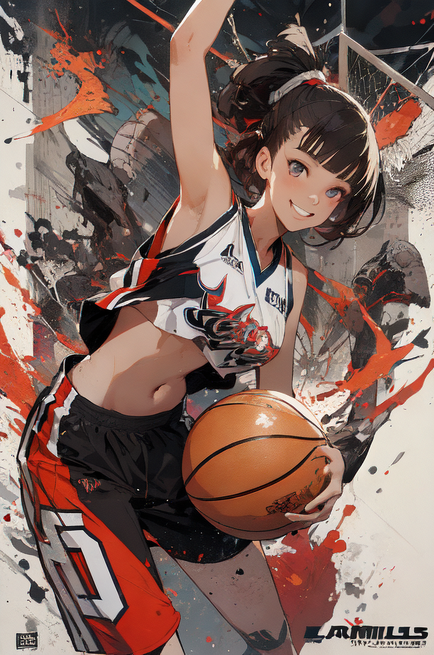 Aesthetic Cute Girly Basketball Wallpapers: Playful and Stylish