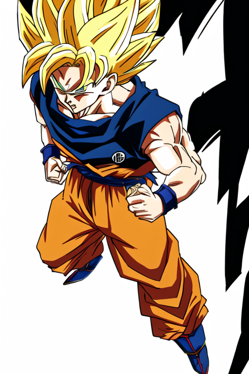 Goku Ssj, Dragonball Z Super Saiyan Son Goku illustration
