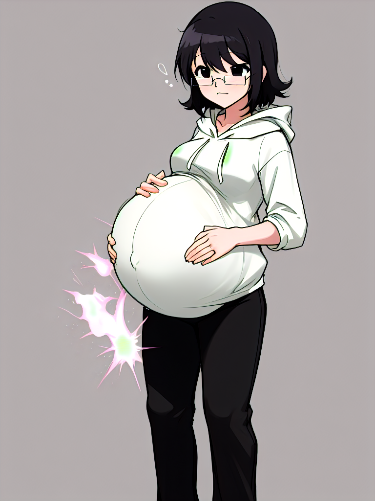 AI Art: Taeyai pregnancy belly by @bb sb | PixAI