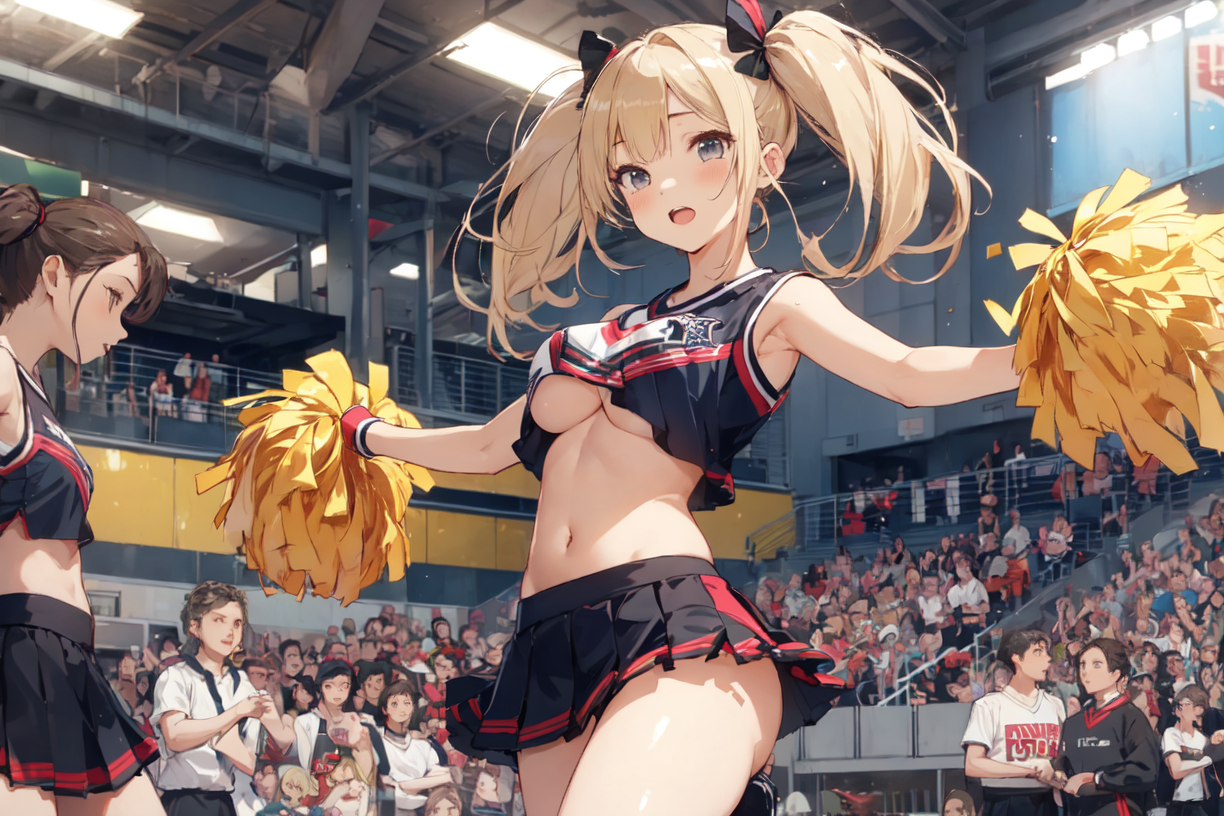 AI 아트: Cheerleader 작성자: @SPB0606 | PixAI