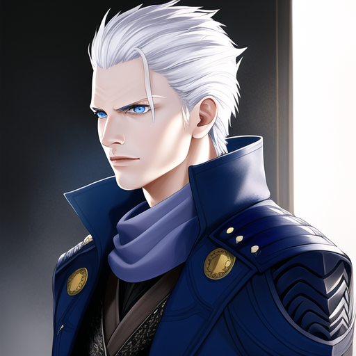 AI Art: vergil and calamitas by @uzbek228