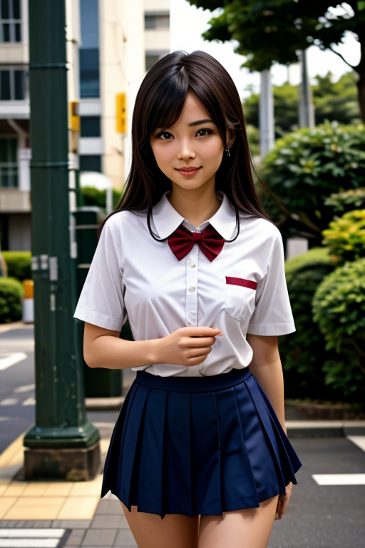 young Japan schoolgirl models 