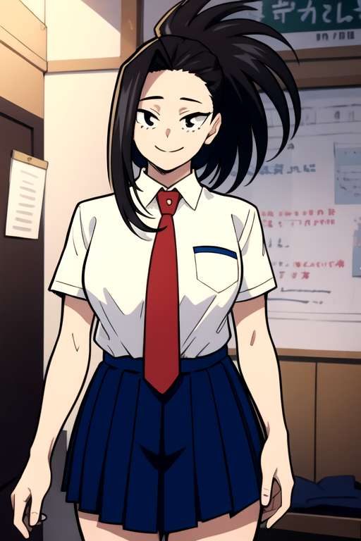 AI Art: Momo Yaoyorozu - My Hero Academia by @RM | PixAI