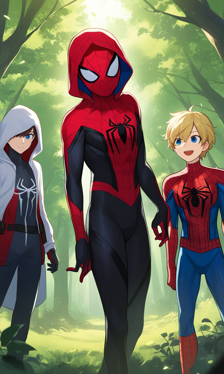 AI Art: 「Spider-Man: Into the Spider-Verse」 - Spider-Gwen por @勇敢な鳥様 | PixAI