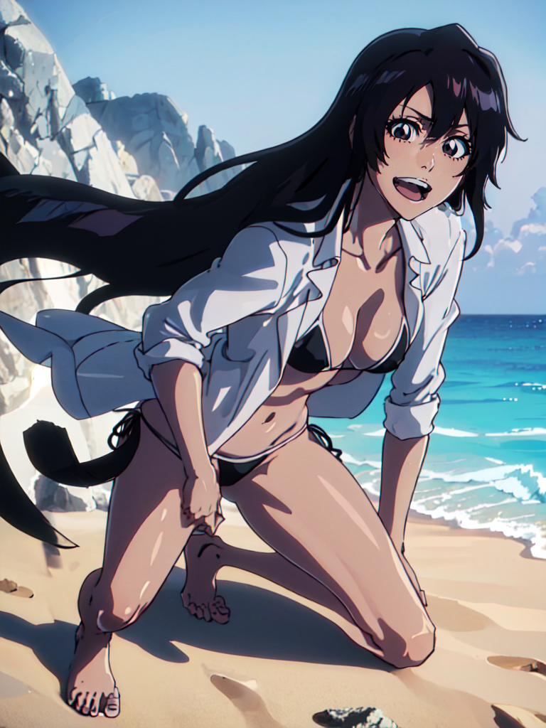 AI Art: Bambietta Basterbine in Bikini (Bleach) by @Tinkinator | PixAI