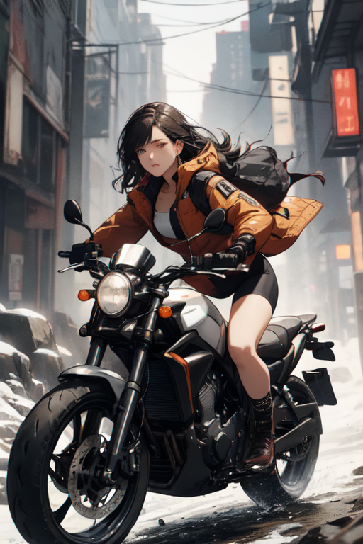 Motorbike girl store