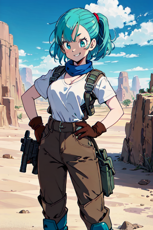 AI Art: bulma,dragon ball,ブルマ,ドラゴンボール, by @紳士 | PixAI