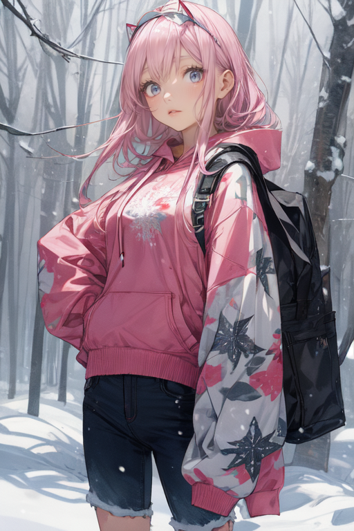 Zero two wearing hoodie hotsell