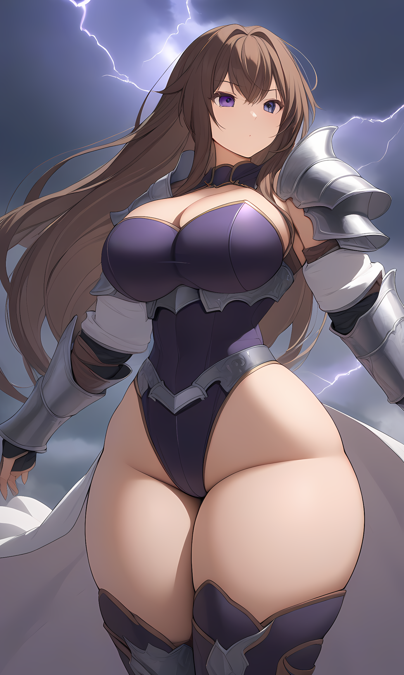 AI Art: sexy thick thighs leotard by @moacir entregador de gas | PixAI